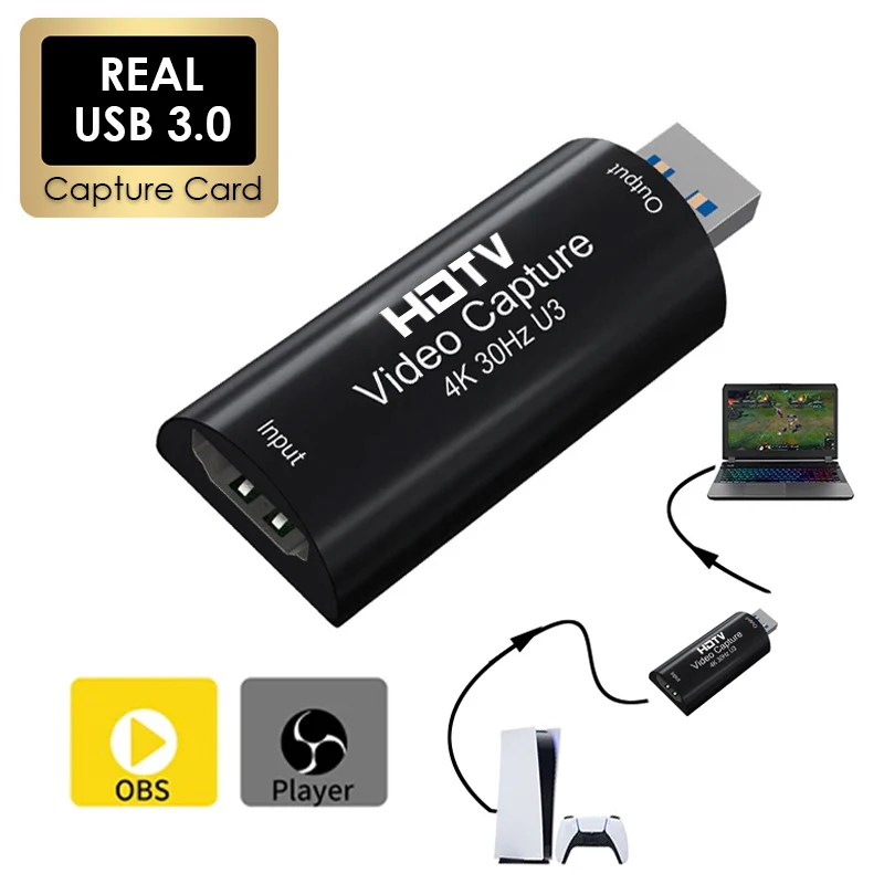 4k 30 гц ms2130 real usb 3.0 hdmi-совместимый видеозахват