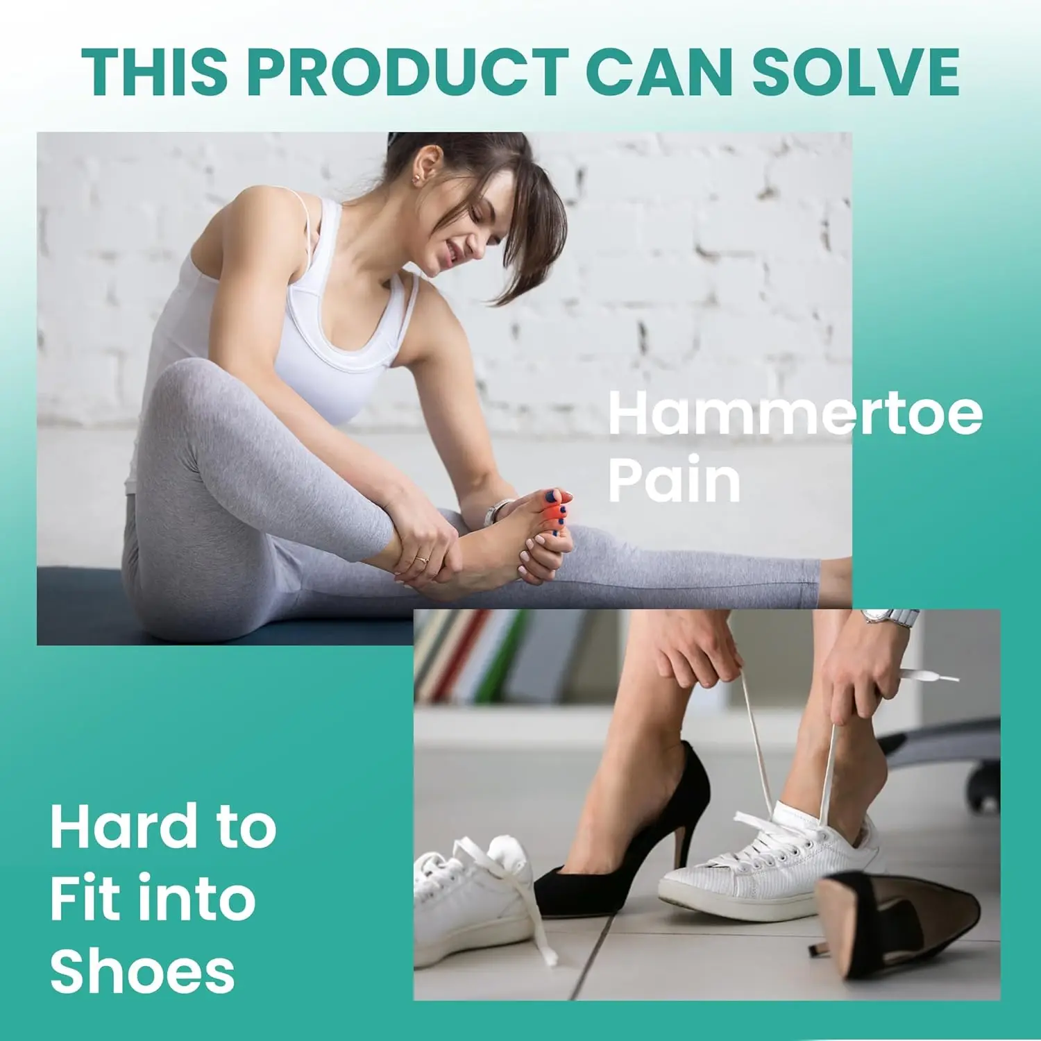 3 размера молоткообразный выпрямитель для пальцев ног - Фотография_5