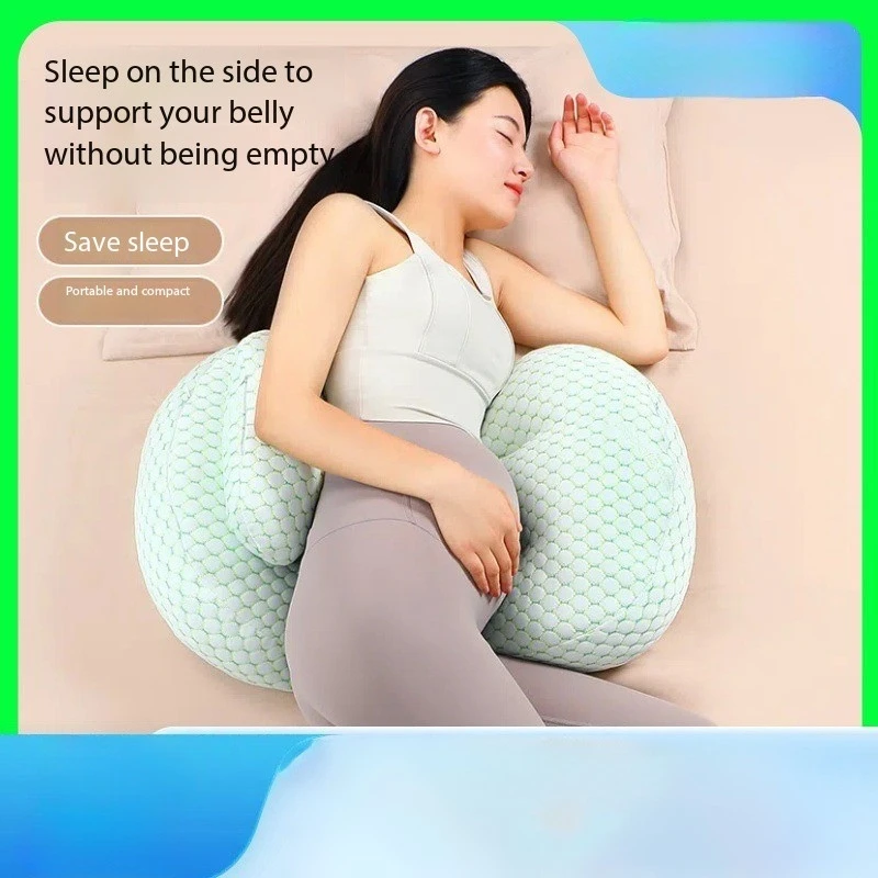 Комфортная хлопковая подушка для поддержки живота для беременных