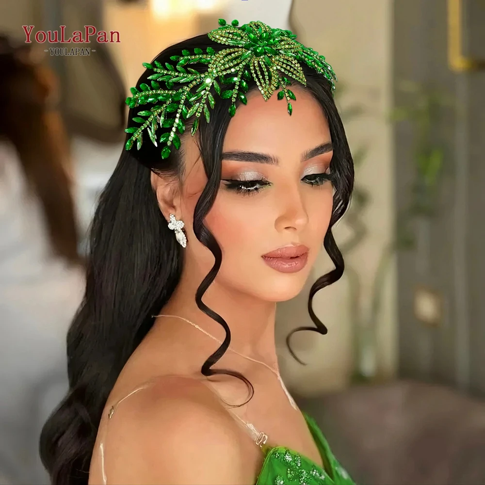 Youlapan свадебный головной убор со стразами - Фотография_2