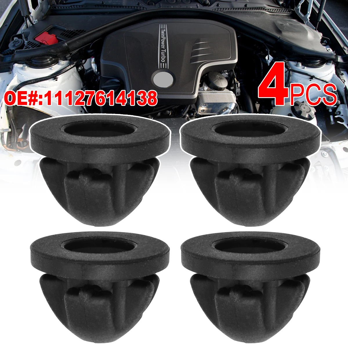 Резиновое крепление на крышку двигателя