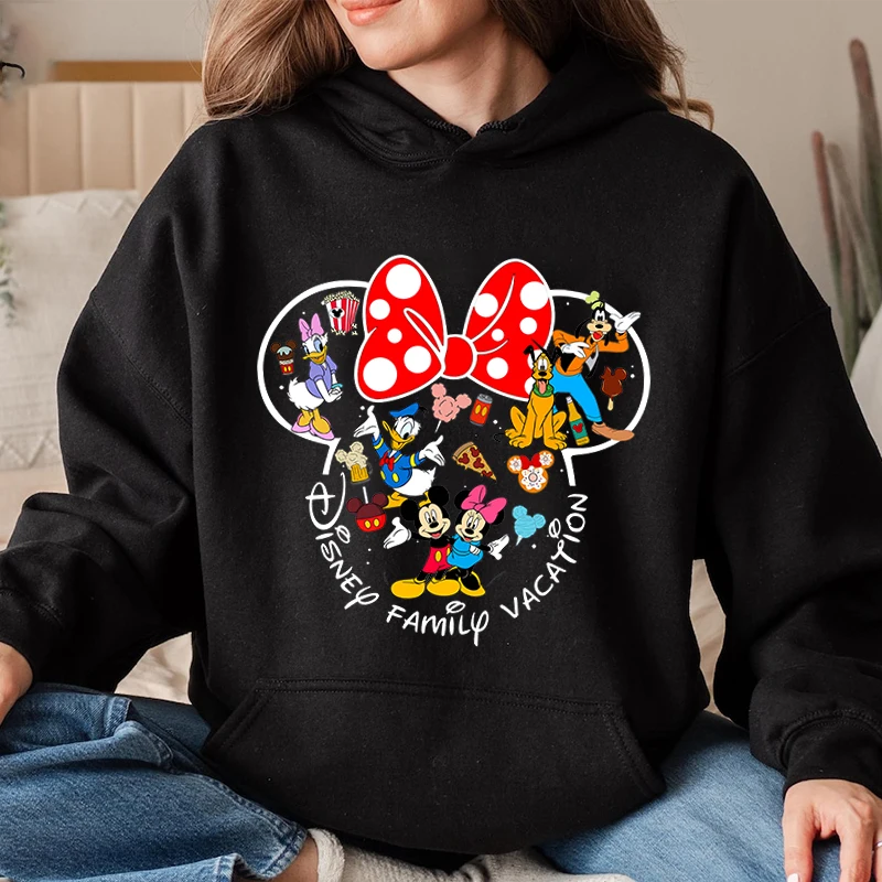 Толстовки с принтом для семейного отдыха disney для женщин - Фотография_2