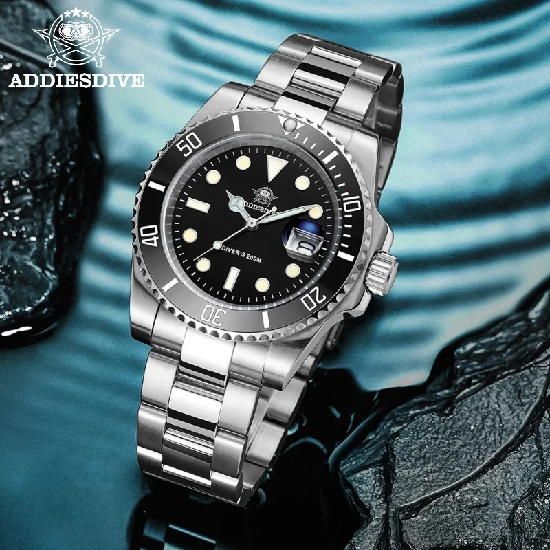 Addiesdive 41 мм мужские кварцевые - Фотография_3