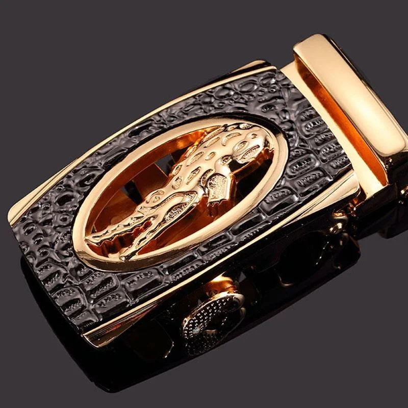 Мужская мода, автоматическая пряжка из металлического сплава с животными - Фотография_4
