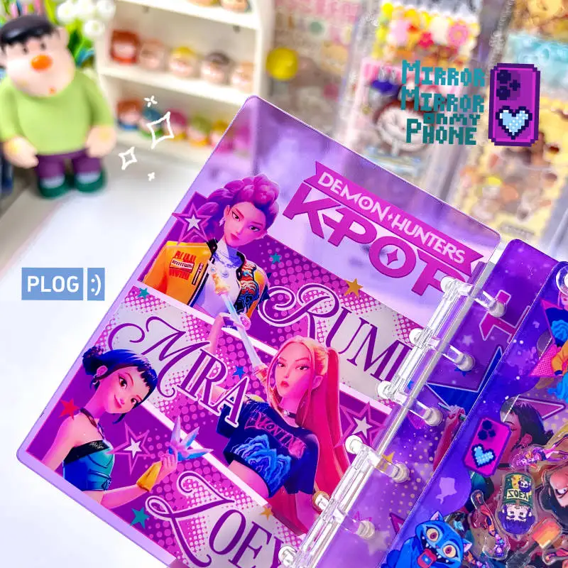 Акриловый блокнот a7 kpop «охотники - Фотография_5