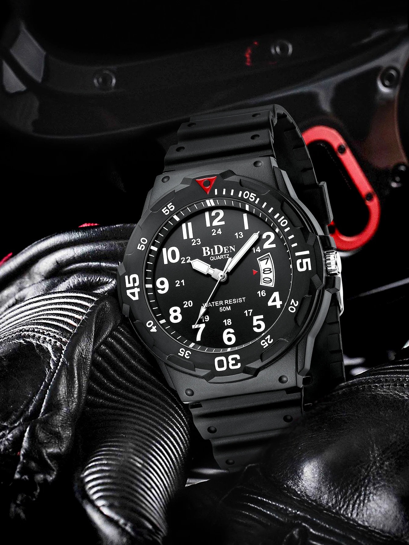 Многофункциональные кварцевые часы biden для мужчин - Фотография_4