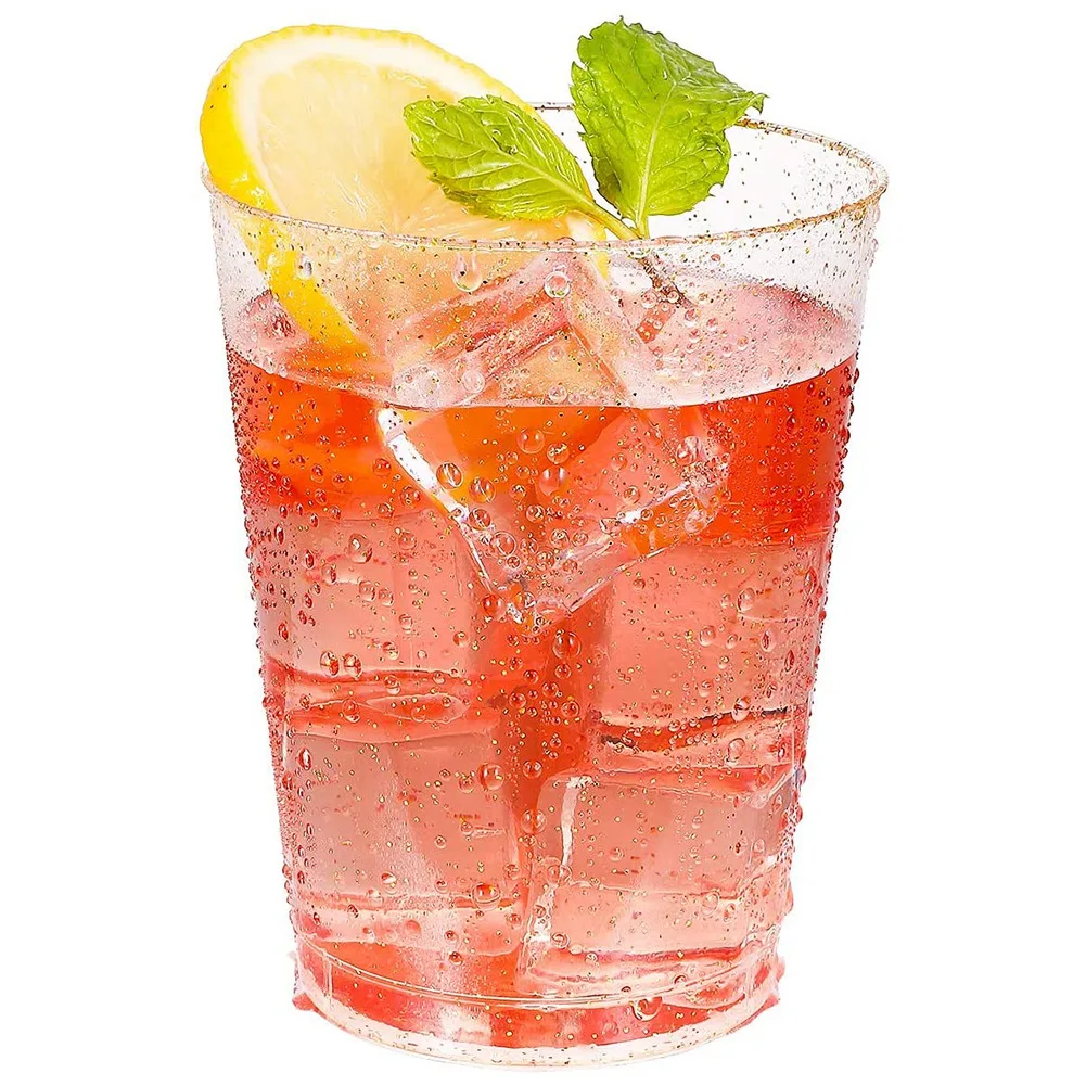 Золотые пластиковые стаканы - Фотография_5