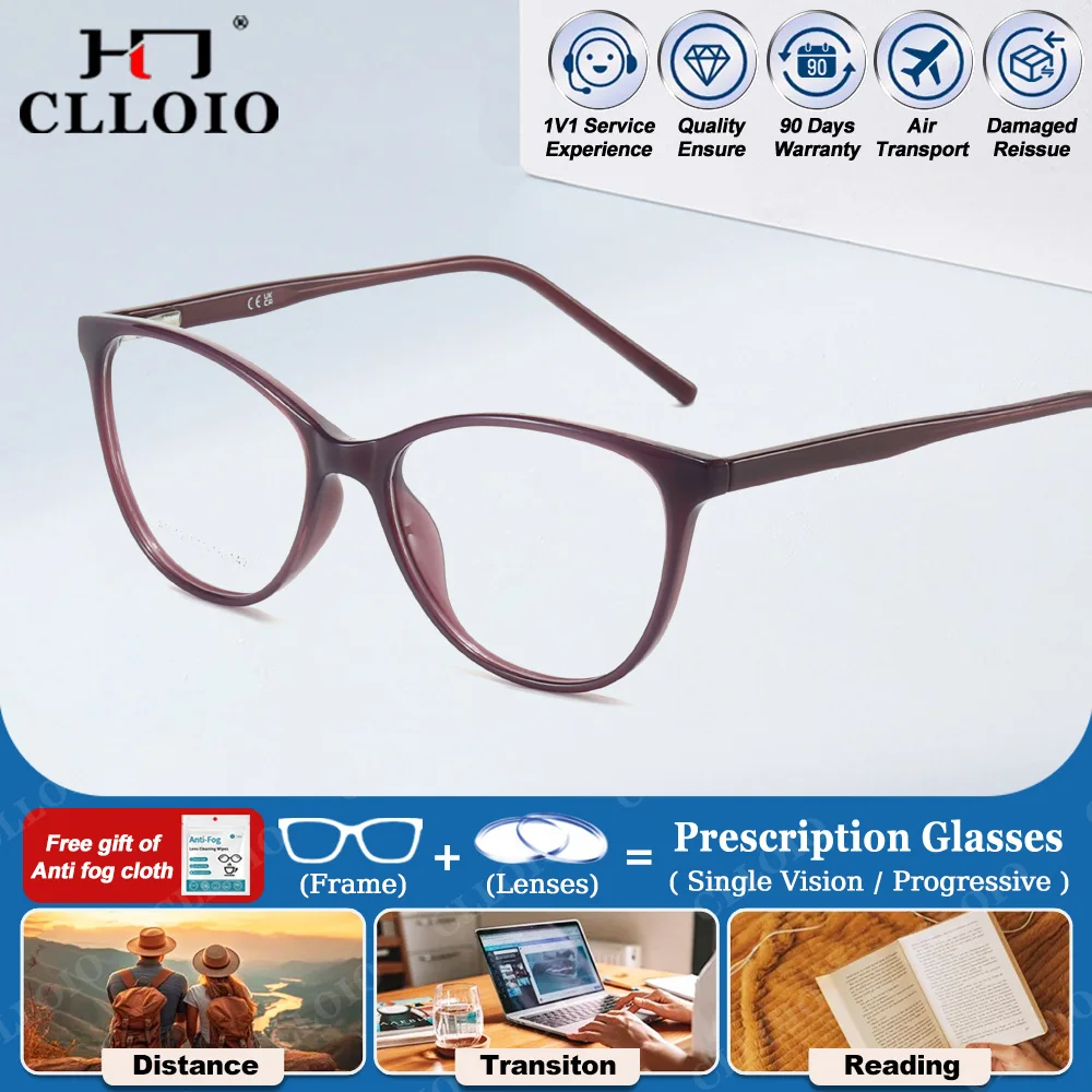 Clloio, простая оправа «кошачий глаз»