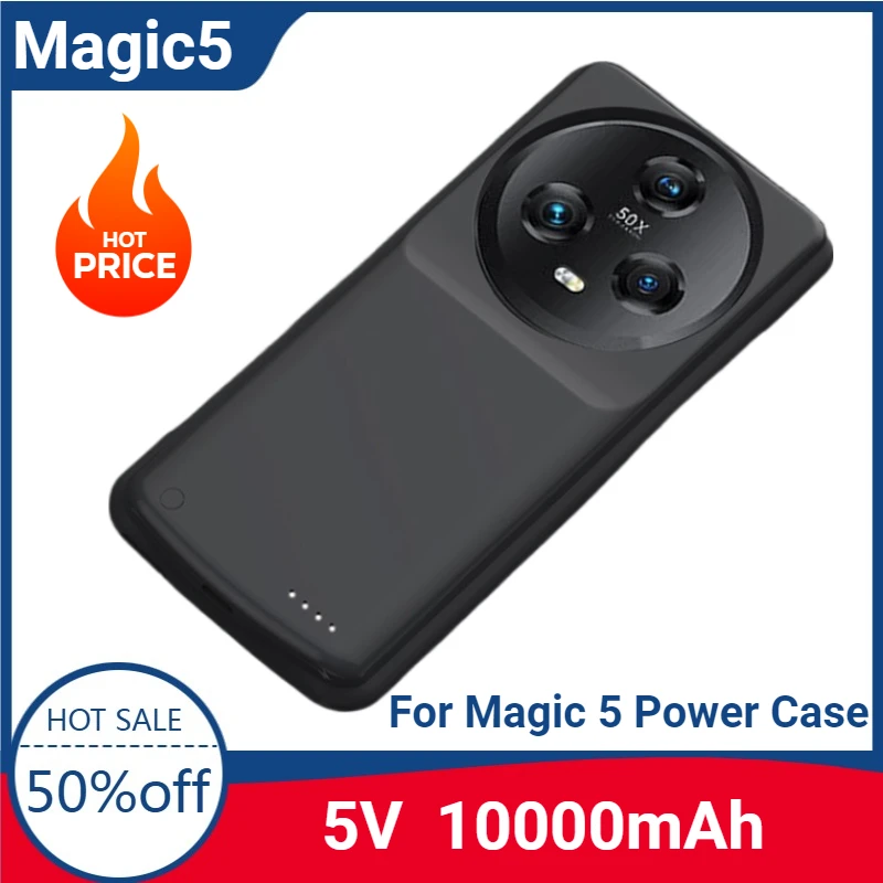 Портативный чехол power bank для honor magic 5 pro