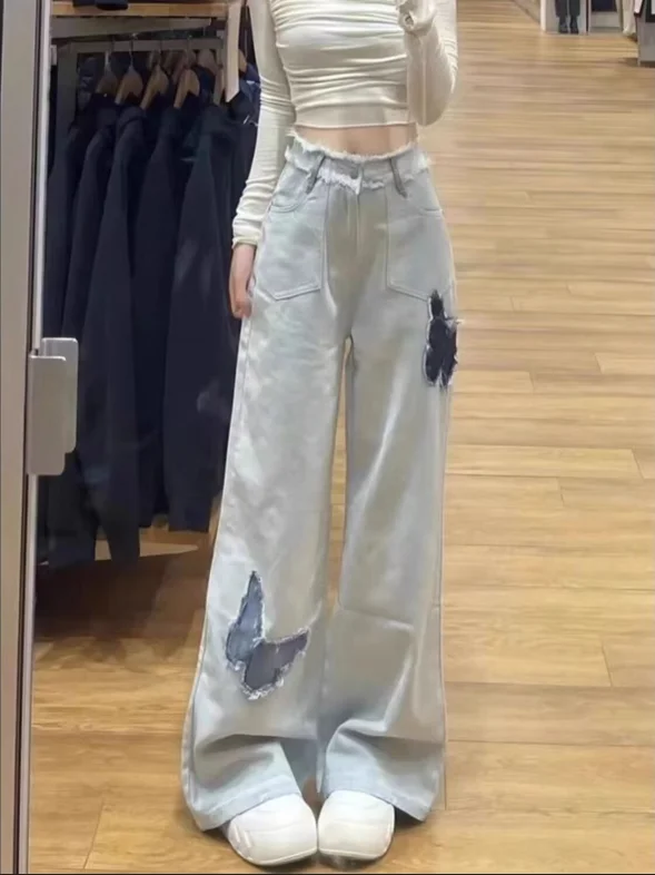 Женские брюки high street с нашивкой