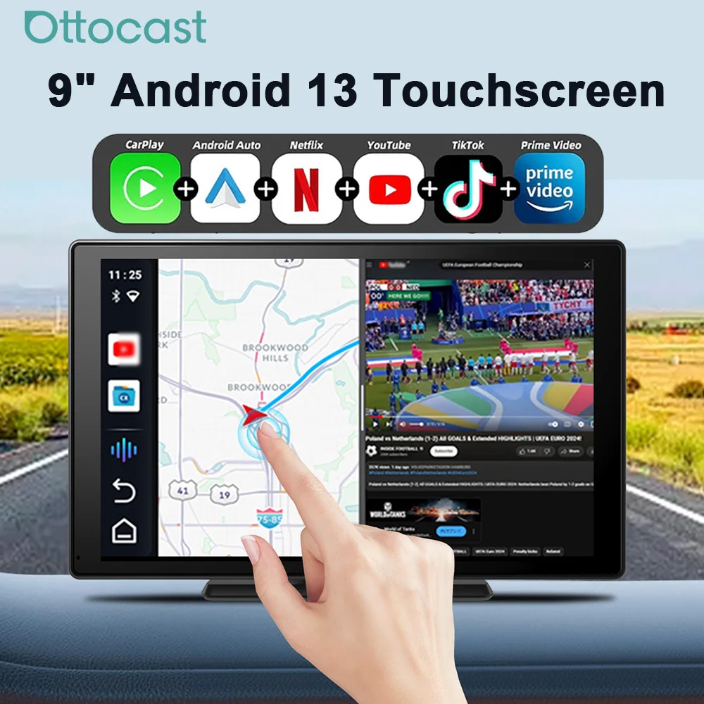 Ottocast carplay экран 9