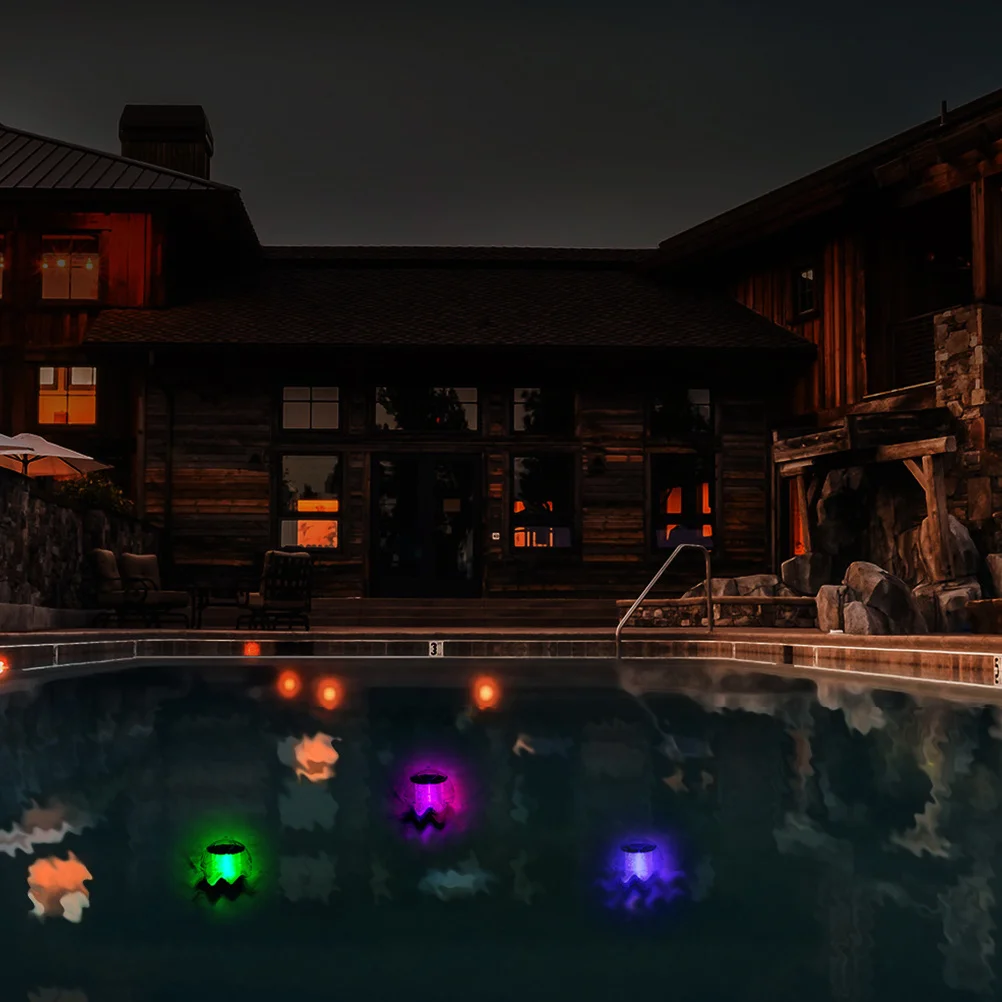 Плавающий светильник для бассейна на солнечной энергии - Фотография_4