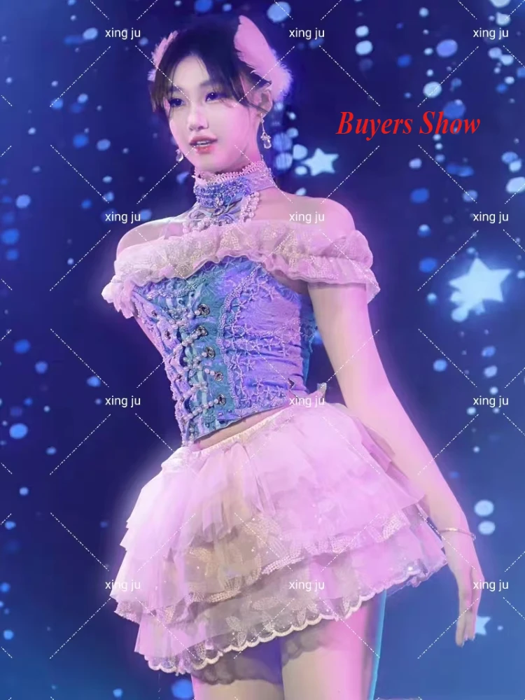 Певица kpop сценический танец топы - Фотография_6
