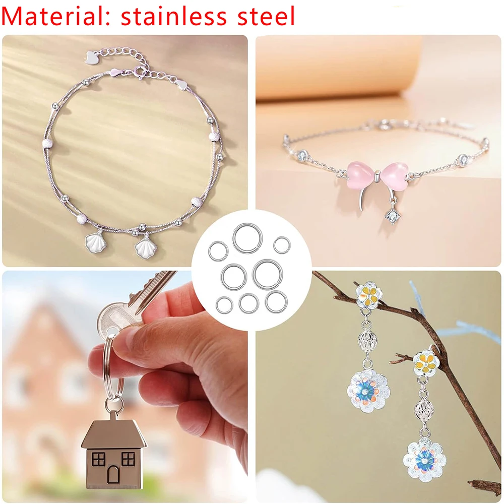 Кольца для прыжков из нержавеющей стали и разрезные кольца - Фотография_3