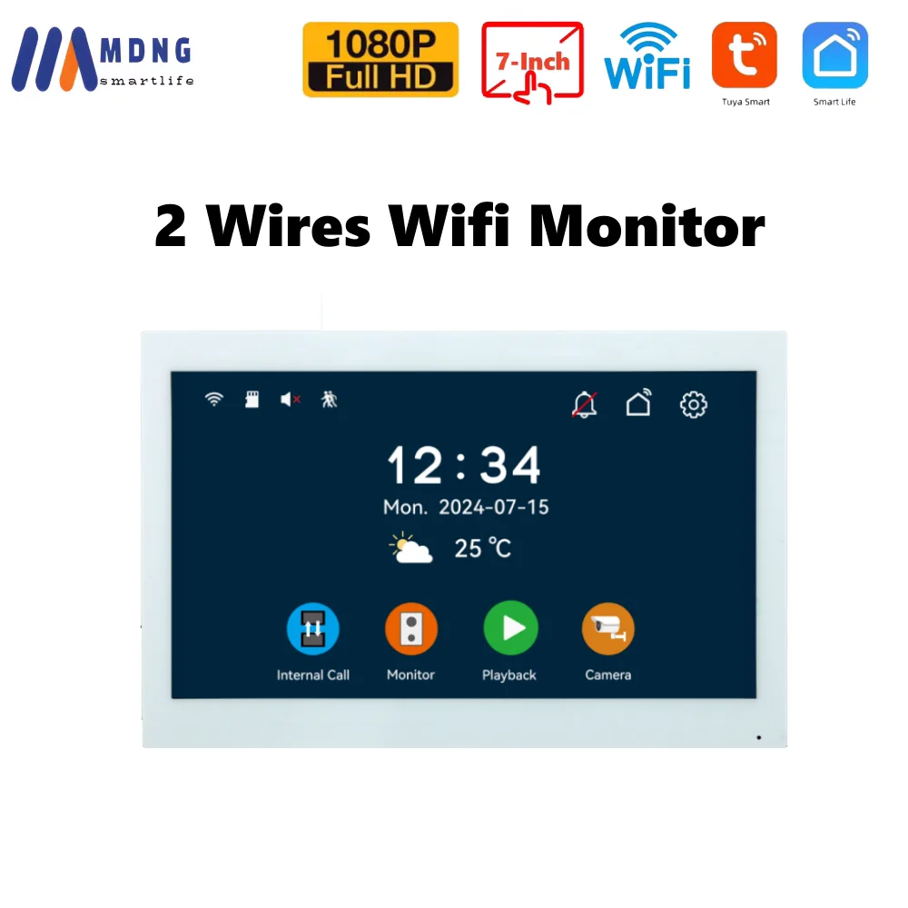 1080p tuya smart wifi дверной звонок
