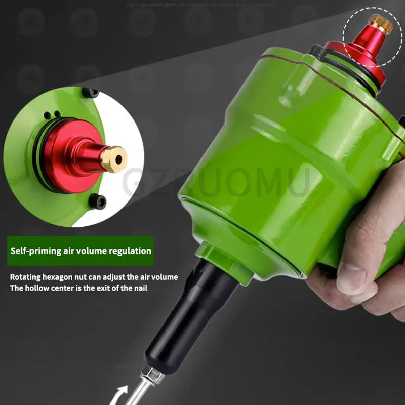 Ручной мощный пневматический пистолет для заклепок с воздушной шторкой - Фотография_5