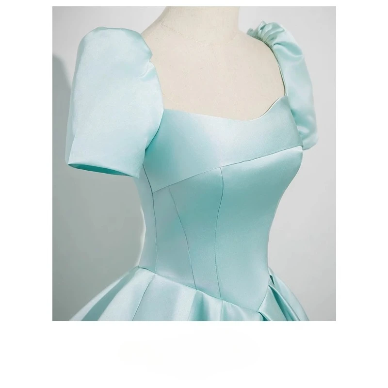 Новое женское атласное вечернее платье для похудения - Фотография_4