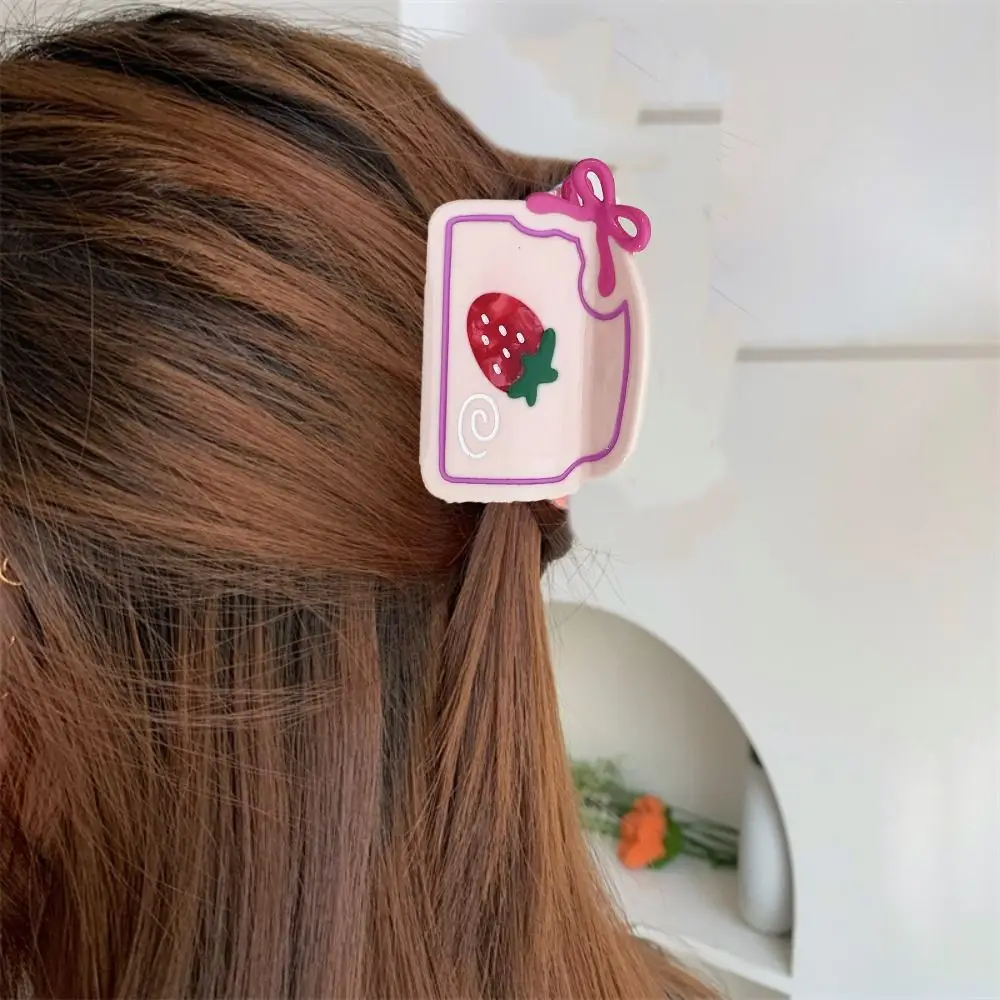 Kawaii милые зажимы для клубники с бантом - Фотография_5