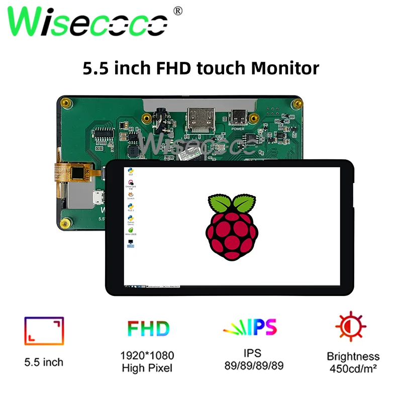 Raspberry pi сенсорный экран 5