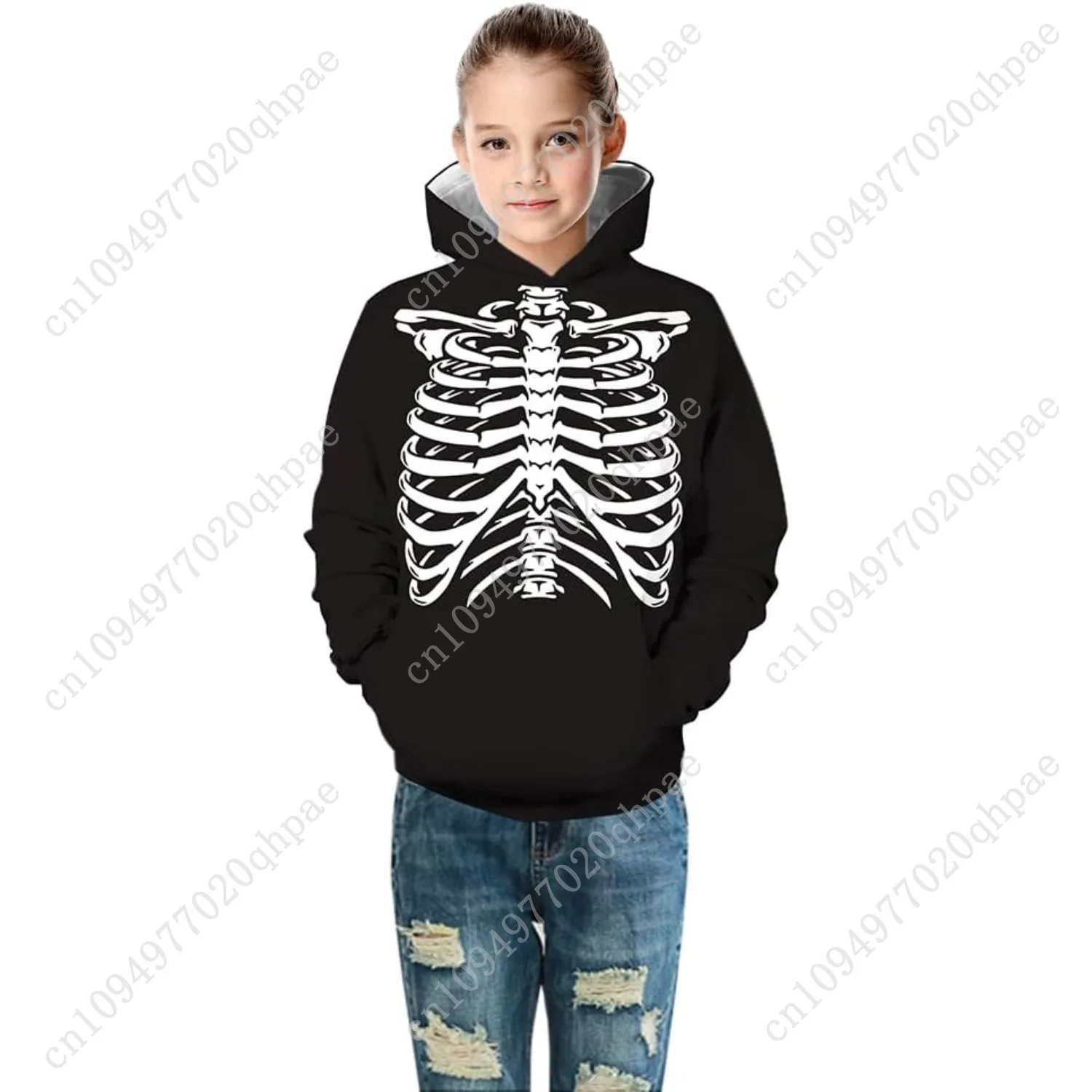 Ainuno kids, пуловер с капюшоном для мальчиков и девочек - Фотография_4