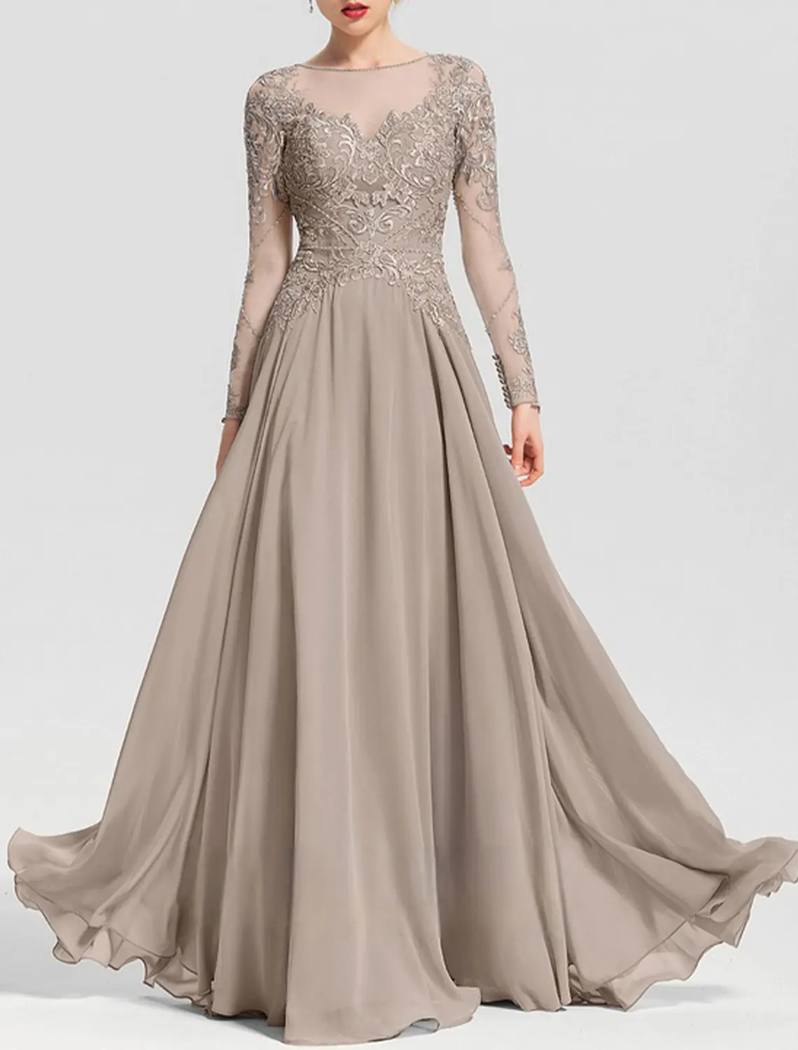 Элегантное платье-футляр для матери невесты - Фотография_3