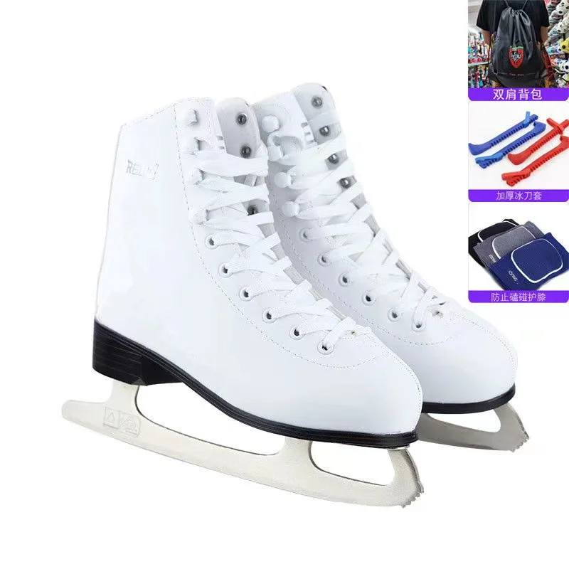 Фигурные коньки из натуральной кожи
