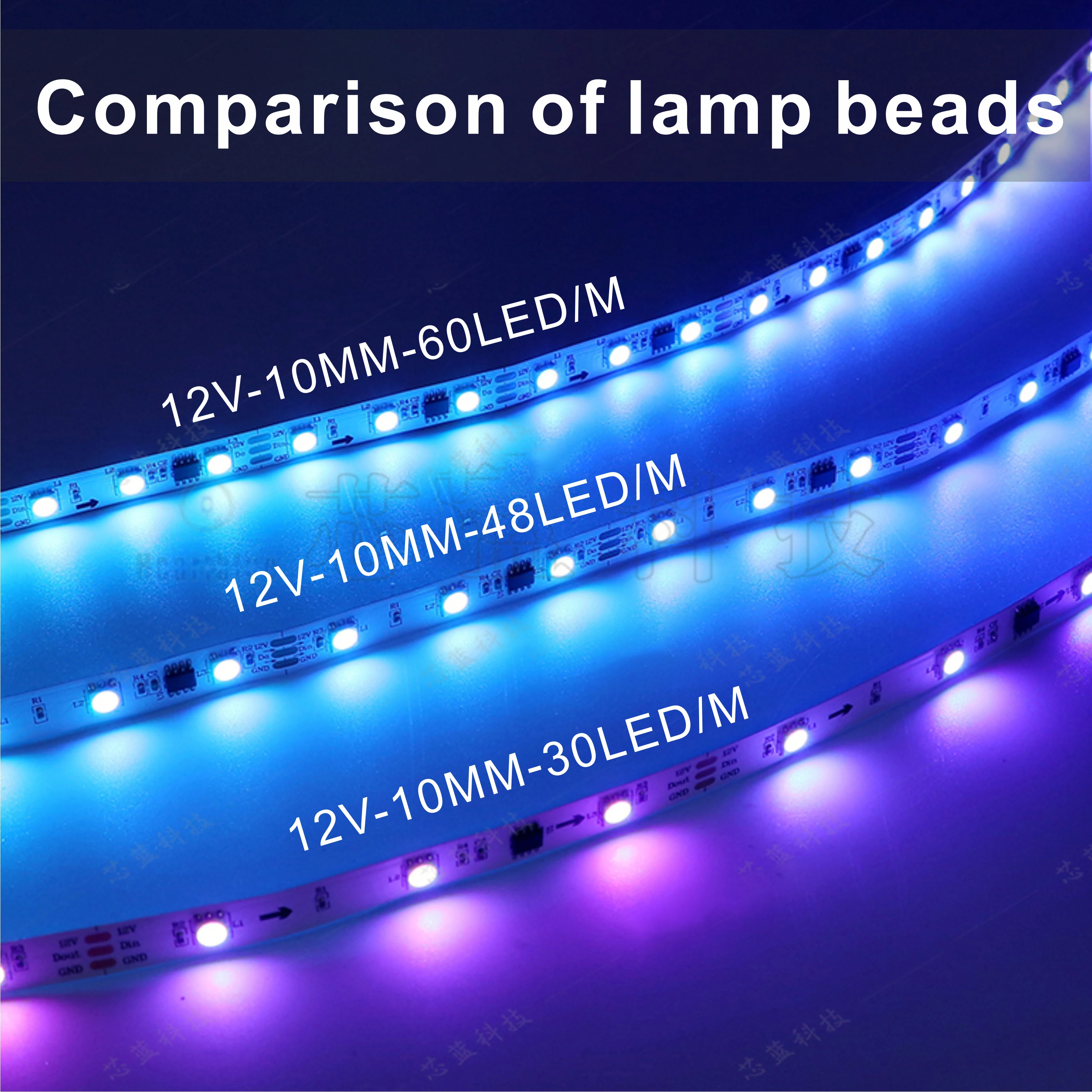 Ws2811 светодиодная лента magic color rgb smd5050 - Фотография_5
