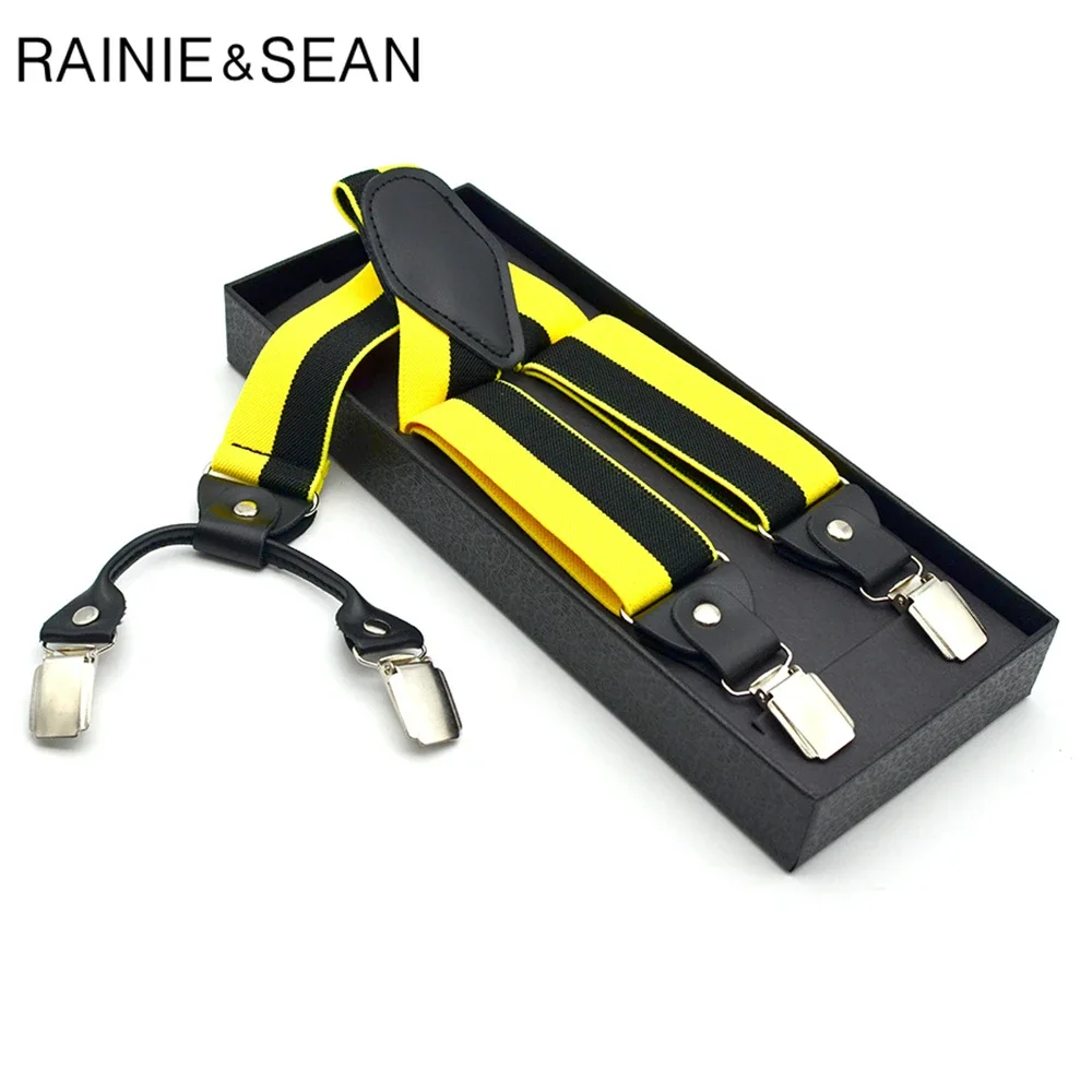 Rainie sean желтые мужские подтяжки