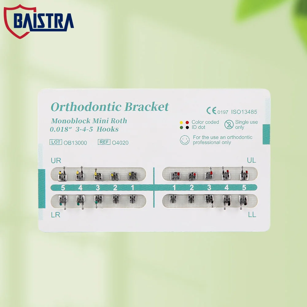 Стоматологические ортодонтические ортодонтические скобы baistra