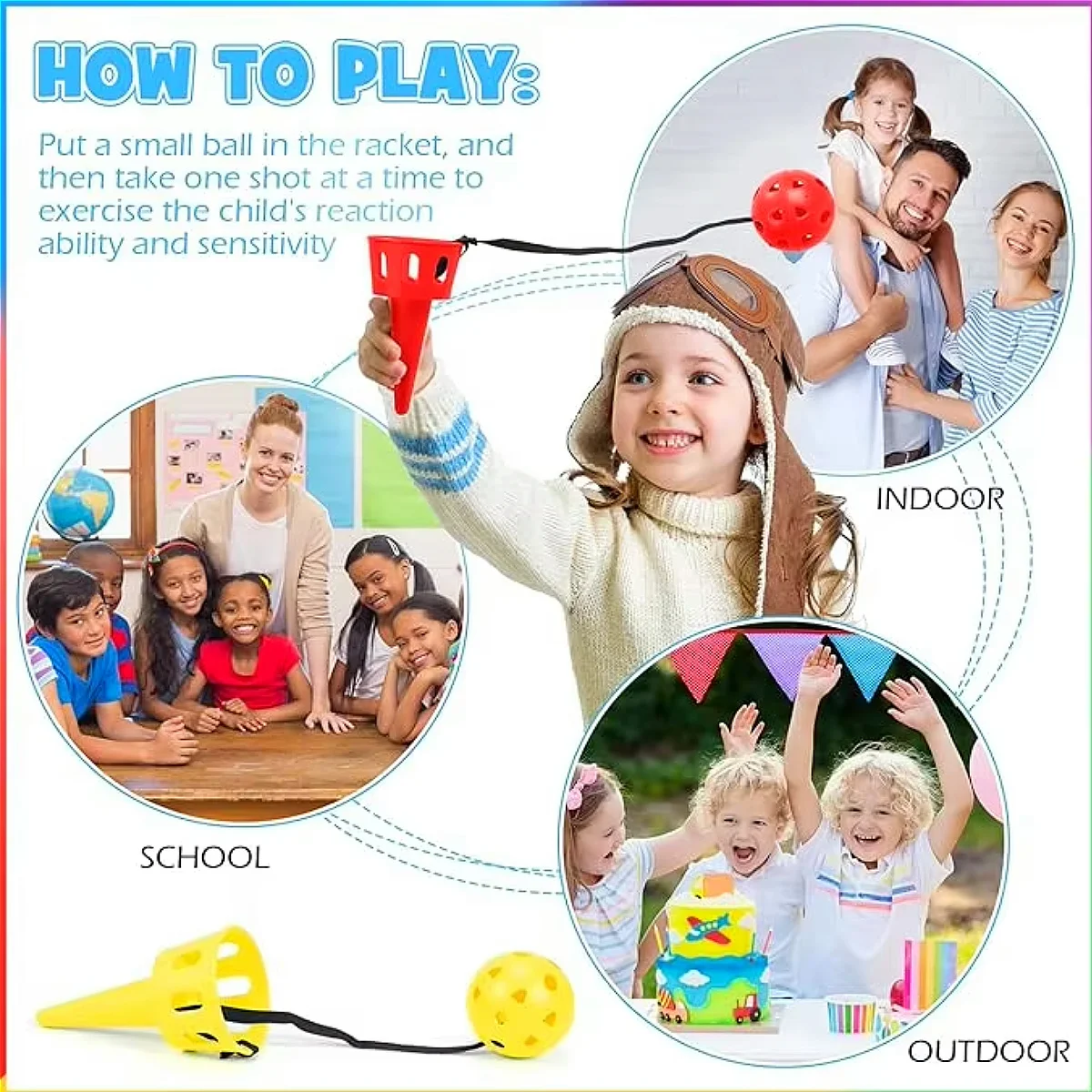 Набор мячей для ловли мячей из 6 предметов - Фотография_4