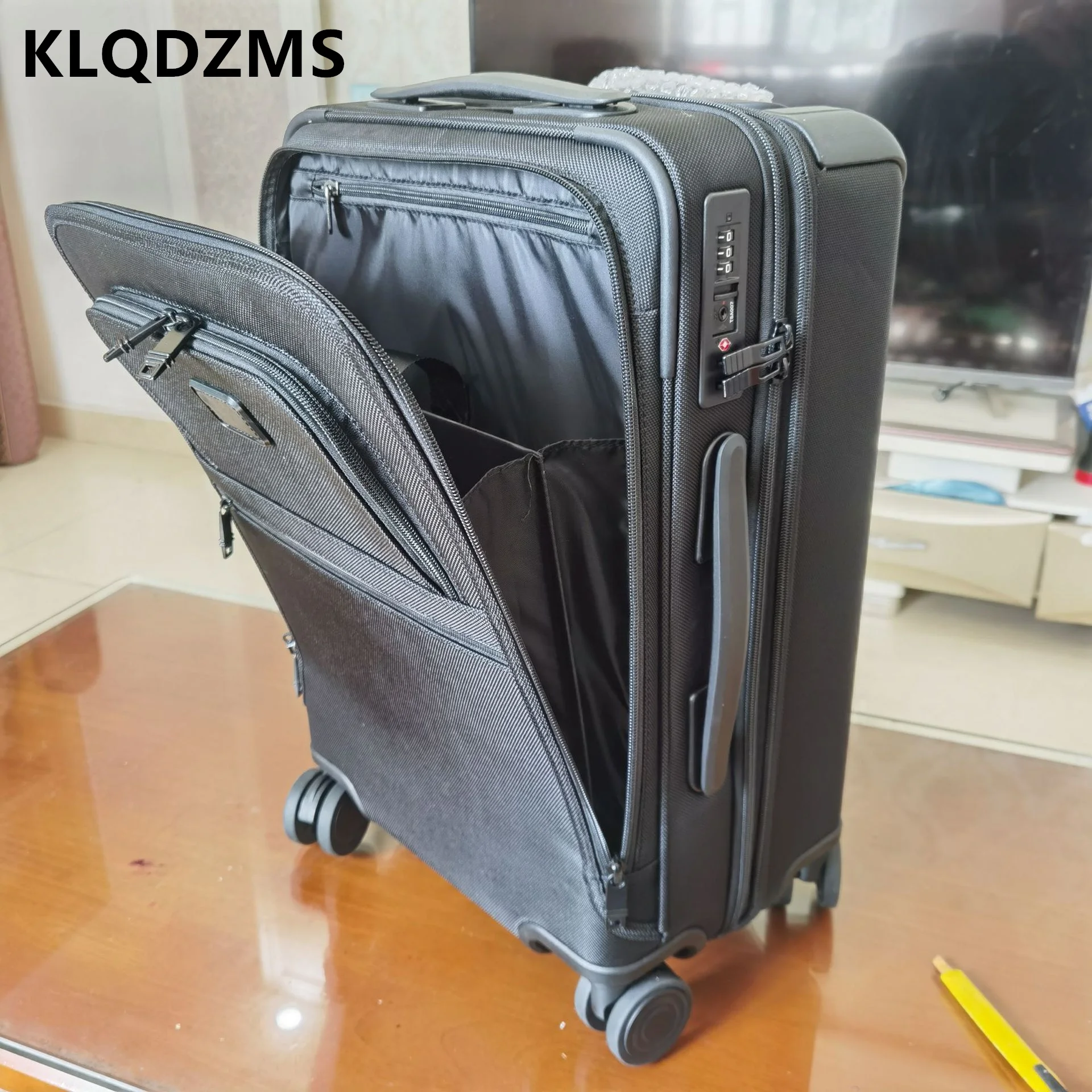 Klqdzms чемодан из ткани оксфорд - Фотография_3