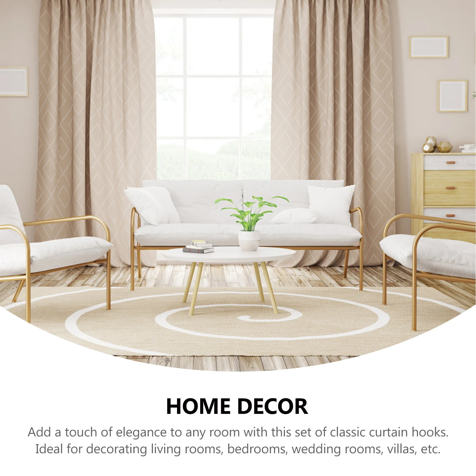 1 пара крепежных крючков для штор - Фотография_5