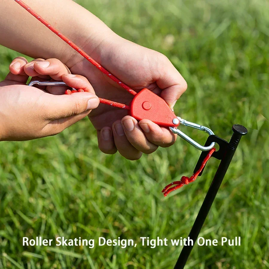 Tralow 4 мм кемпинговая веревка с застежкой для палатки - Фотография_5