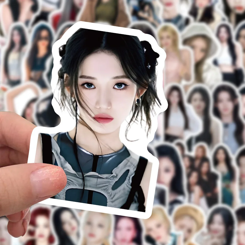 Kpop мультфильм babymonster групповые наклейки для ноутбука - Фотография_2