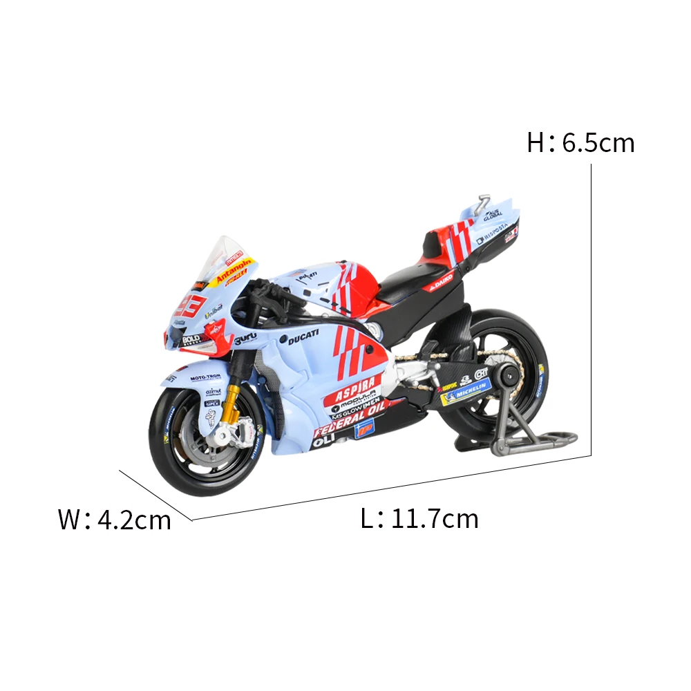 Maisto 1:18 gresini racing 2024 gp racing repsol team - Фотография_3