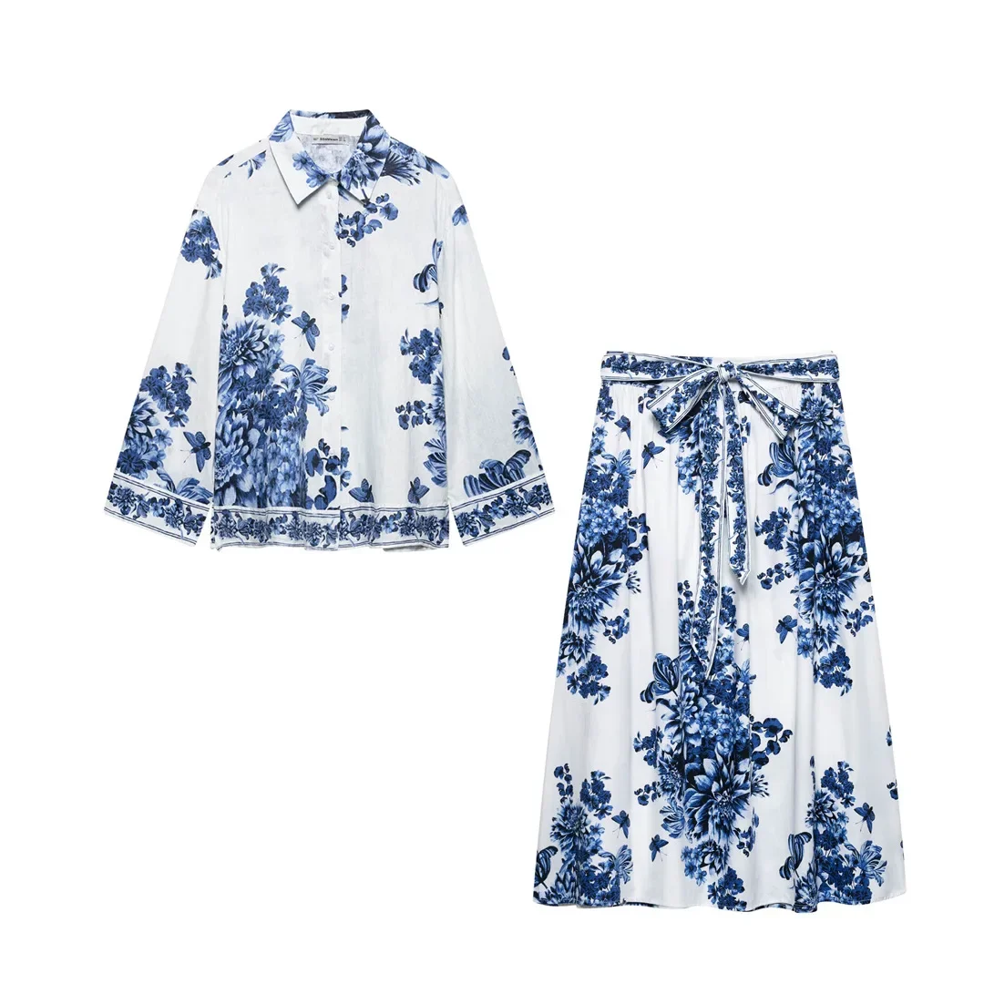 Платье-миди с высокой талией