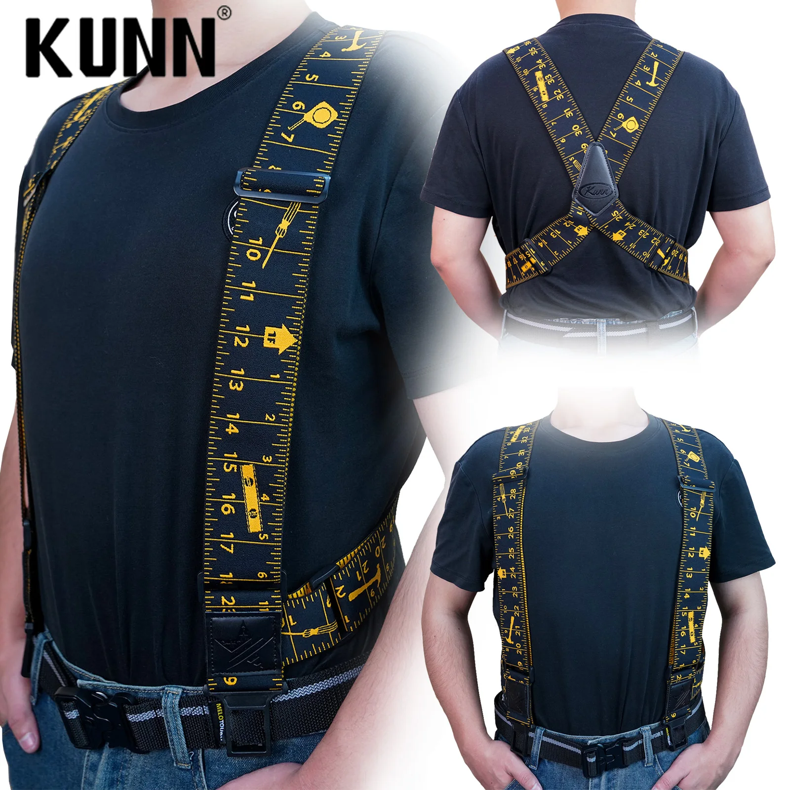 Подтяжки kunn с боковым зажимом для мужчин - Фотография_6