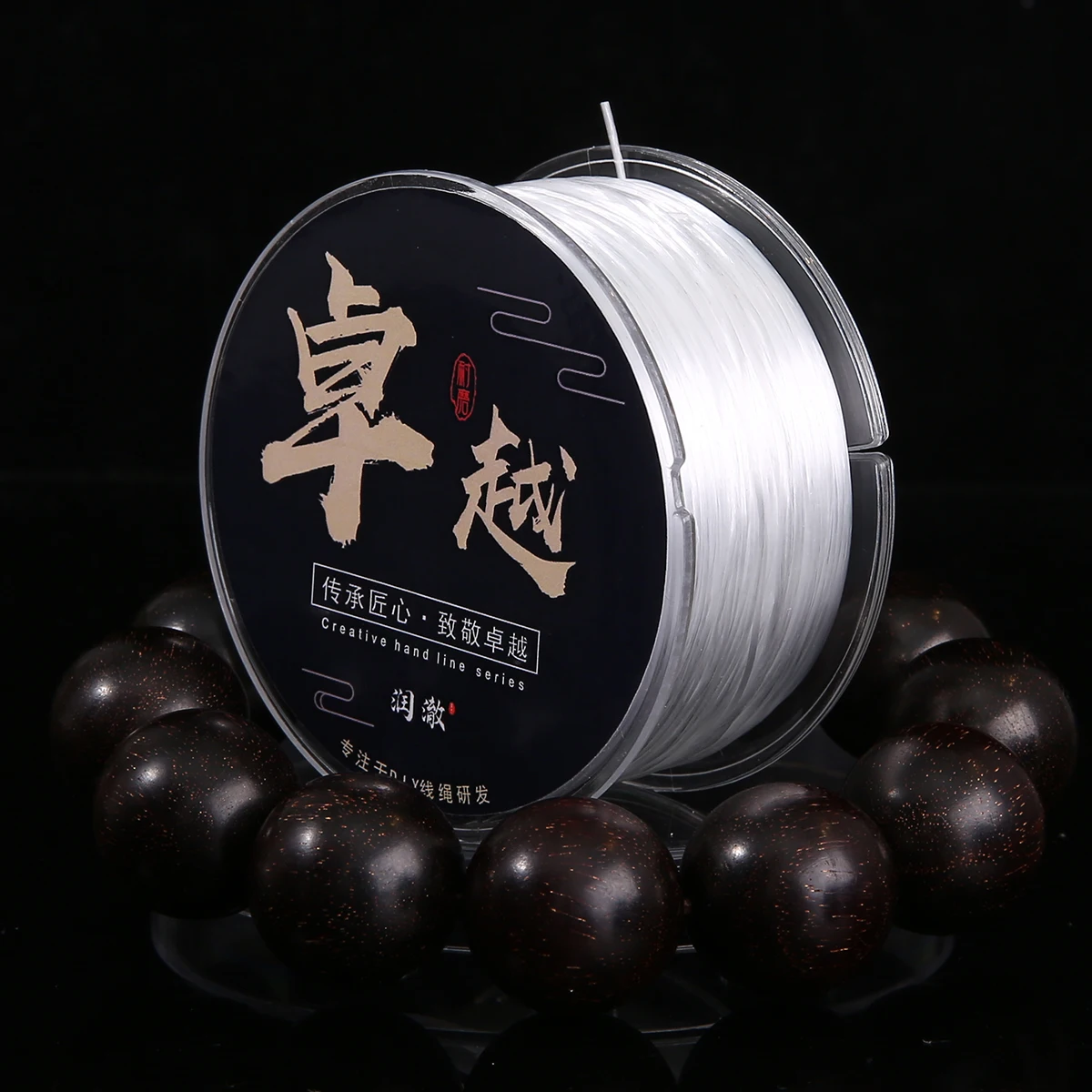 Прочный эластичный шнур с кристаллами и бисером - Фотография_2