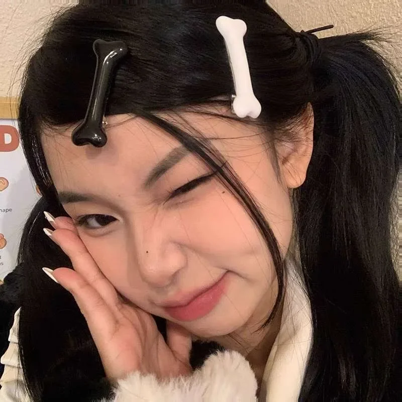 Заколка для волос с белой костью - Фотография_3