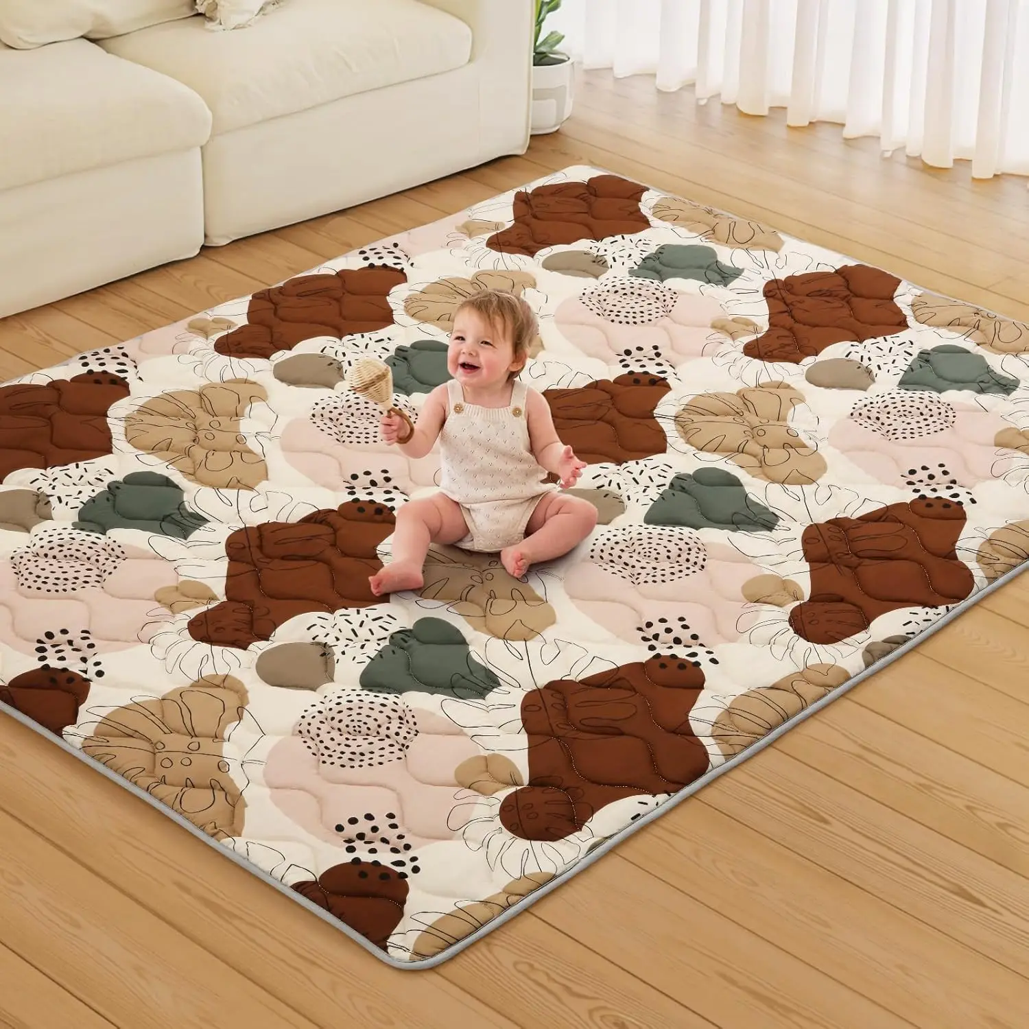 50*50 "детский игровой коврик для манежа и пола