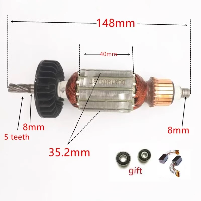Для hitachi dh24pb3 dh24pc3 360720e c210716e ротор 1 шт