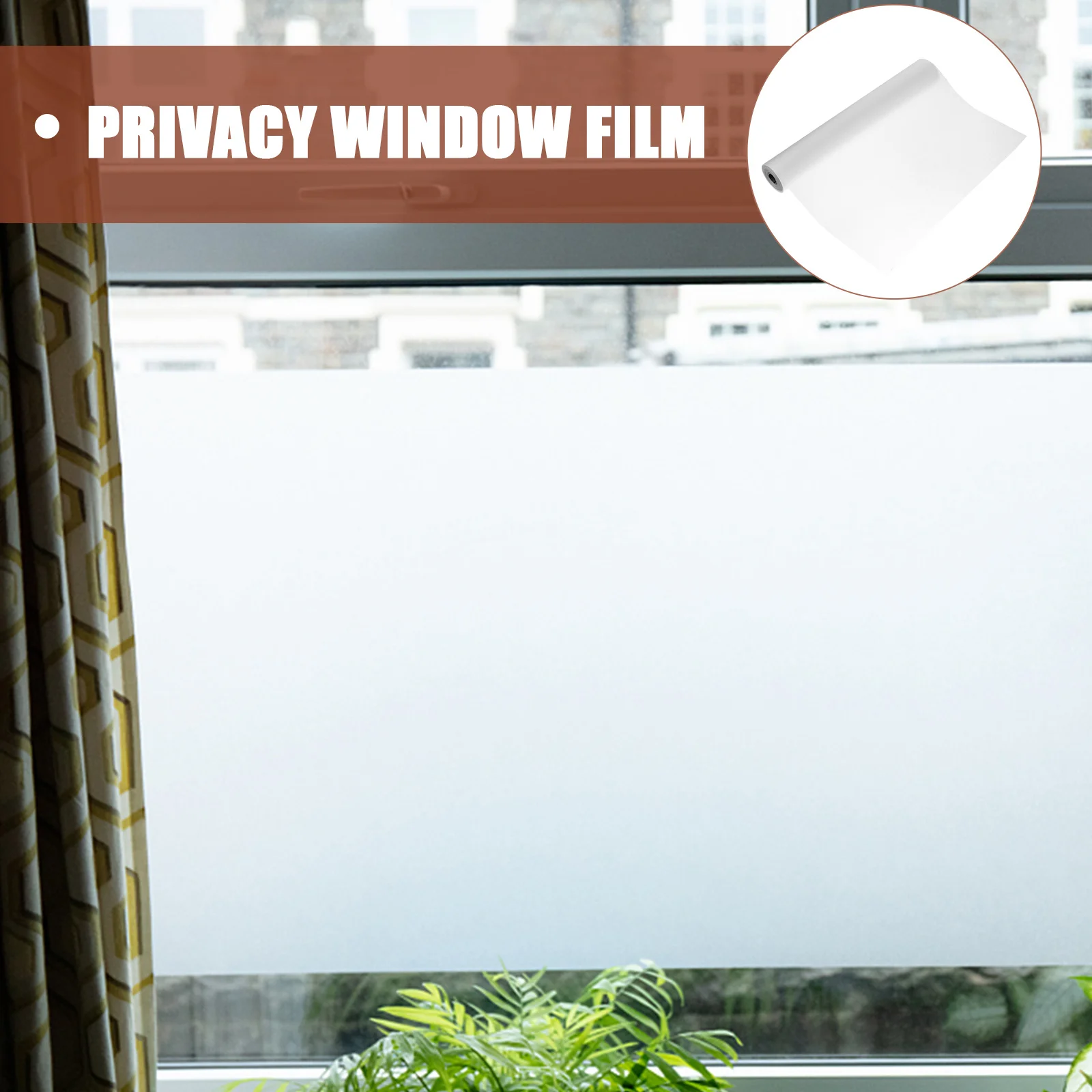 1 рулонная матовая оконная пленка