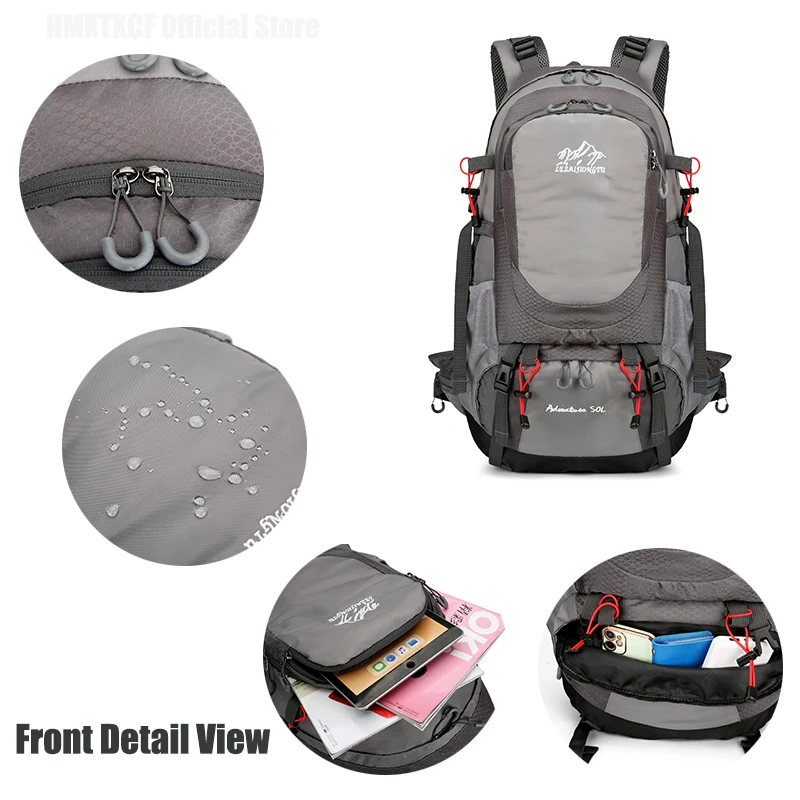 50л дорожный рюкзак с дождевиком - Фотография_3