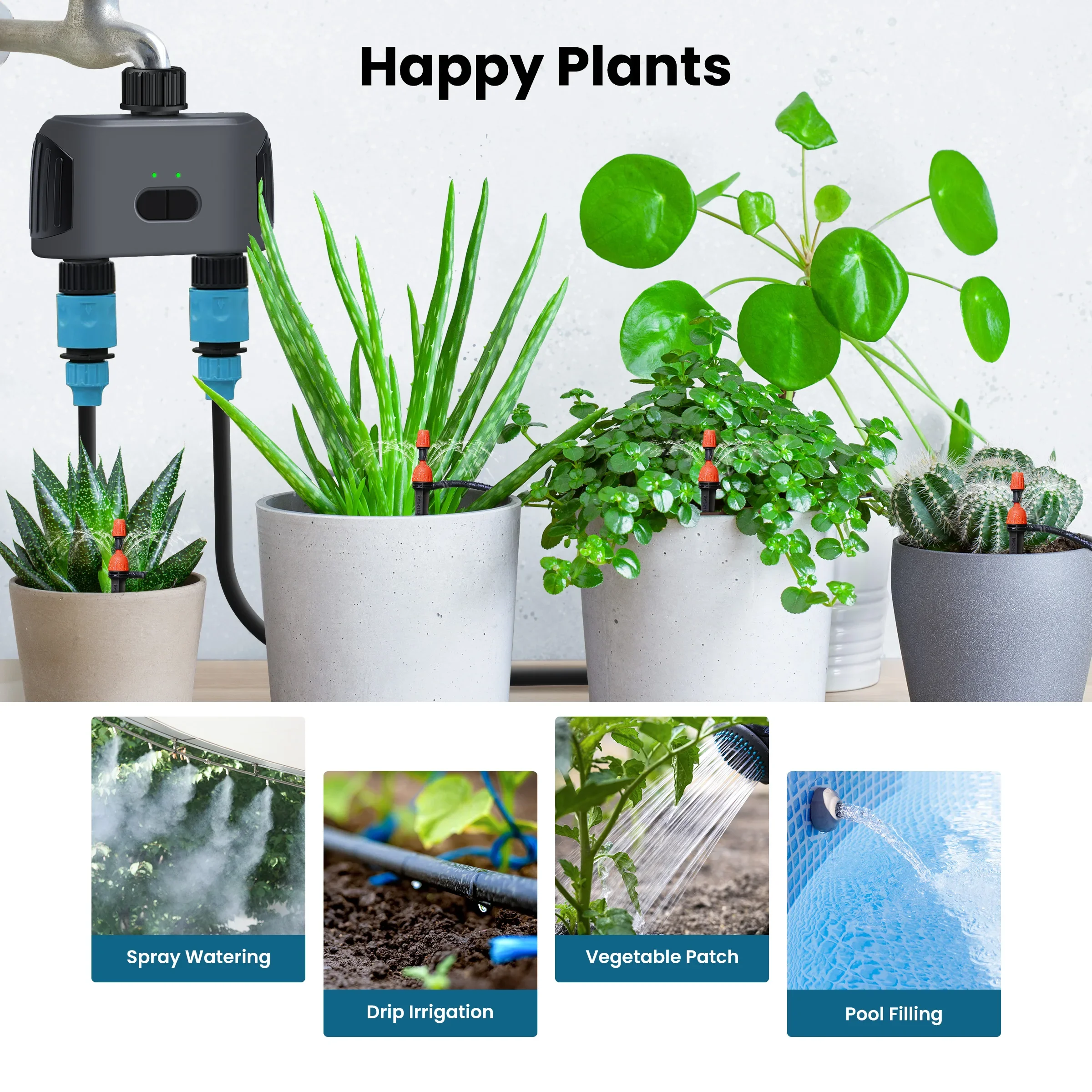 Умный таймер воды girier tuya - Фотография_5