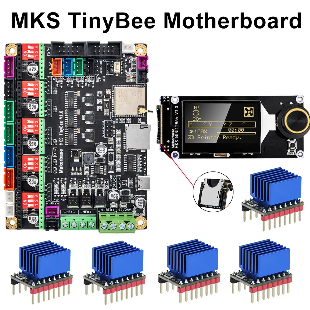 Плата управления для 3d-принтера mks tinybee esp32 mcu - Фотография_6
