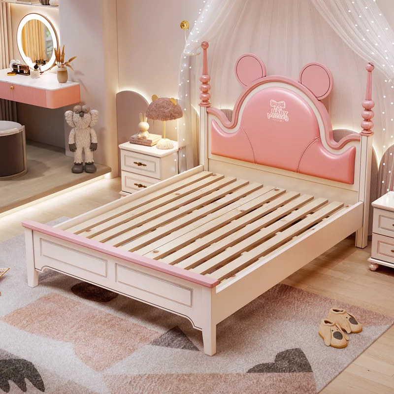 Современная двуспальная кровать для европейских девочек - Фотография_3