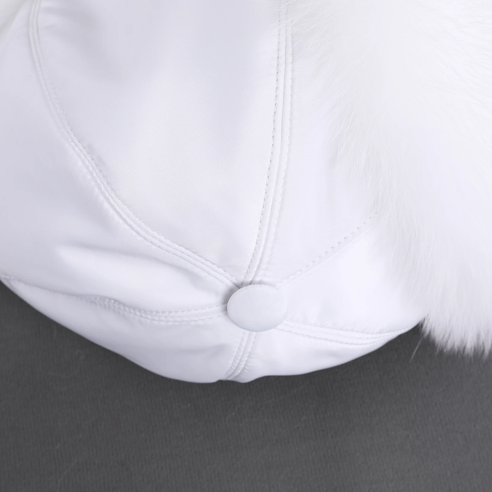 Женская шапка-ушанка boonjovia из лисьего меха - Фотография_6