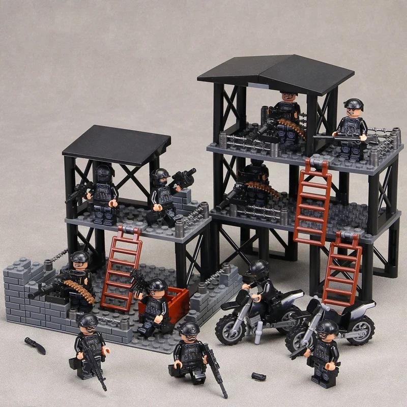 Ww2 barracks moc soldier camp sentry - Фотография_2