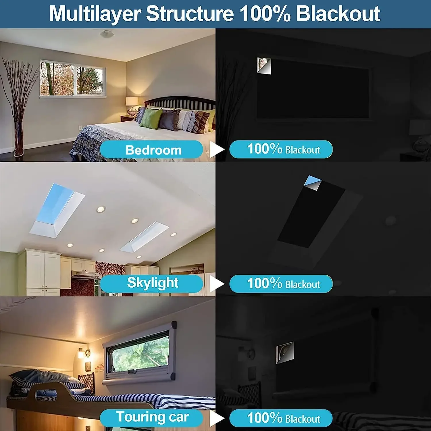 100% штора blackout для окон - полное затемнение - Фотография_3