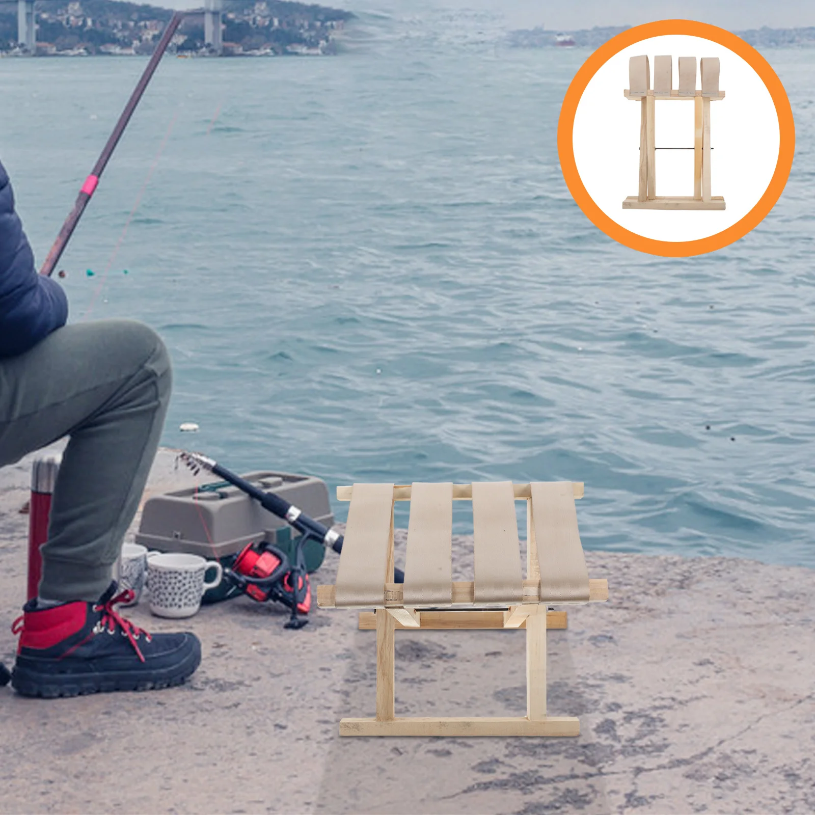 Складной табурет для кемпинга